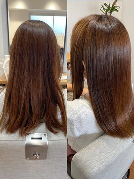 フィー 仙台店(fee) 【Before→After】髪質改善トリートメント/カラー/カット