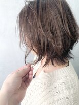 ラフ 八乙女(Rough)&nbsp;クラゲヘアー/小顔に見せるヘア/ココアベージュ/ショート/八乙女
