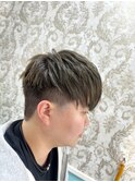ツーブロックショート
