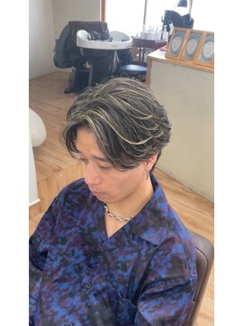 ハニー(HONEY) ハイライトパーマ/メンズハイライト/フェザーパーマ