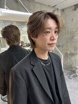 サイン メンズ 表参道(SIGN men's)&nbsp;フェザーショートダウンパーマセンターパートニュアンスパーマ