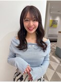 大人可愛い20代30代40代透明感カラー色っぽレイヤー☆くびれヘア