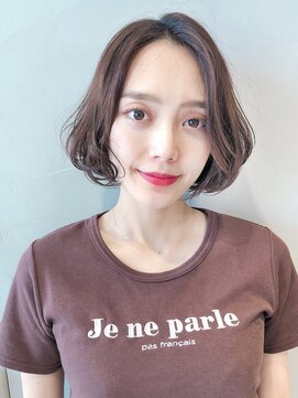 ガリカ 両国(Gallica) ☆ グレージュ & 毛束感 ☆ 無造作小顔ワンカールボブ ♪