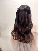 ハーフツインアレンジ
