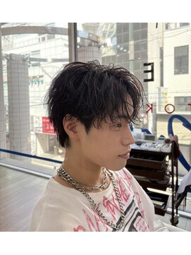 オーシャントーキョー 大阪(OCEAN TOKYO) 波巻きパーマメンズツイストスパイラルパーマツーブロック