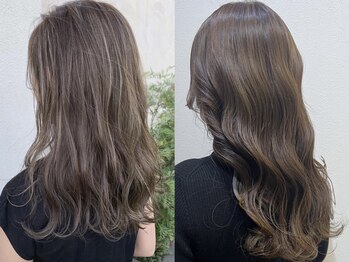 スピンヘアフラッフィ(Spin hair fluffy)の写真/白髪でお悩みの方も,白髪ぼかしでオシャレにカバーを◎[茨木/髪質改善/ショート/トリートメント/学割U24]