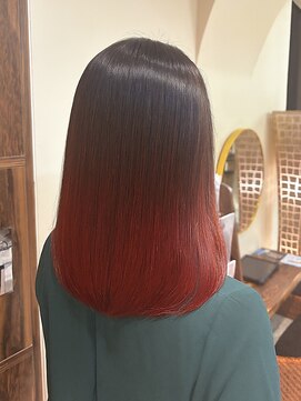 ヘアリゾート粋 トゥジュ 池袋東口店(tujuh) 艶髪/ストレート/髪質改善/美髪/ミディアム