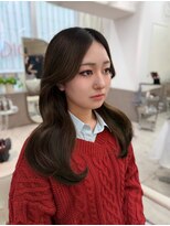 エトワ 新宿(ETOWA)&nbsp;レイヤーカット×ヨシンモリ×韓国風×髪質改善