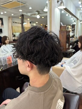 シャンプーボーイアネックス(SHAMPOO BOY Annex) ツイストスパイラルパーマ メンズマッシュ 佐世保