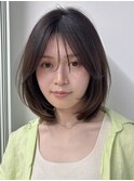 ボブ 内巻き ボブレイヤー レイヤー 顔まわりレイヤー ひし形