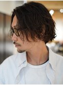 大人男子波巻きスパイラルミディアム