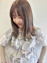 キニ(KINI)&nbsp;【AIRI】ブリーチなしニュアンスベージュ