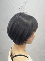 ソレイユバイエルズ(soleil by ailes)&nbsp;《yuzu》ショートボブ×透明感アッシュグレー[さいたま新都心]