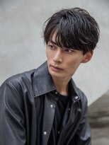 シティ メンズ(CITY men's) メンズ刈り上げフェザーパーマツーブロックセンターパート