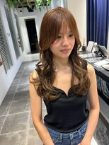 アース 郡山コスモス通り店(HAIR&MAKE EARTH)&nbsp;ふんわり韓国風くびれロング