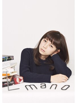 エルマノ 仙川(L mano) 短めな前髪と鎖骨ラインで作るミディアム[Lmano仙川]