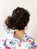 【ISAACBLANCO】大きくあみあみヘアアレンジ