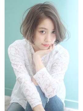 マリアバイアフロート(Maria by AFLOAT) ハイライトバレイヤージュハイトーンボブ【セミウェット】