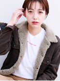 シースルーバングウエットショートヘア〈表参道drop〉