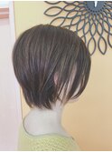 夏スタイル耳掛けショート♪