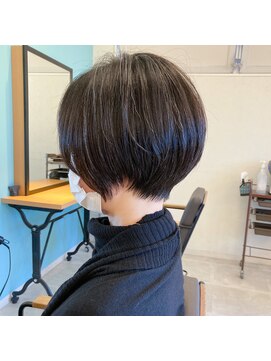 カフカヘア 吉祥寺店(kafka hair) 20代30代40代小顔前下り丸みショート