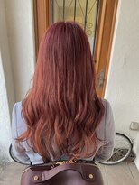 パディントン(Paddington) ワンブリーチで作るメルティーピンク☆仕上げは低温で巻くと◎