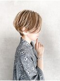 シアーベージュ×ホワイトハイライト