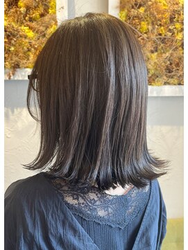 フロール(florun) 顎下ボブの外ハネスタイリング