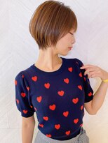 ロンド ストラーダ 心斎橋(Lond strada)&nbsp;ショート×ハイライト白髪ぼかし×シルキーベージュ[心斎橋]