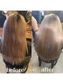 チューシー(ChooShhh)&nbsp;編み込みエクステビフォーアフター