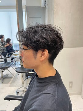 ガリカ(Gallica kinshicho) 【有坂映哉】大人黒髮メンズニュアンスパーマ/簡単スタイリング