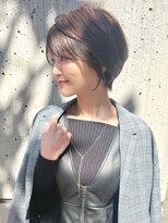 ロンドエニカ 大宮(Lond enika)&nbsp;切りっぱなしボブエアリーロング美髪ピンクブラウン[大宮]