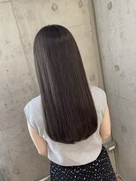 リビンバイアフロート(Livin by afloat)&nbsp;大人可愛いストレートロング　オリーブグレージュ　おおたかの森