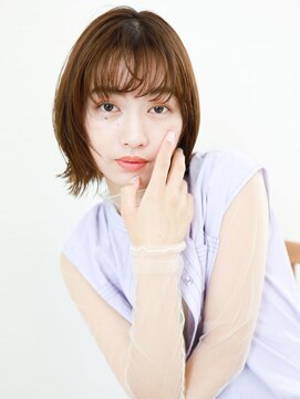 テトテ バイ ミリー 江坂(tetote by milly) 【tetote江坂】大人可愛いピンクベージュマチルダボブ前髪パーマ