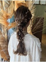 コワフュールトーリ フジグラン店(COIFFURE TORI)&nbsp;編み下ろしヘア