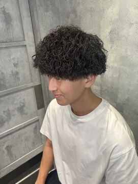 サイファー 心斎橋(CIPHER.) 大人プードルパーマ3