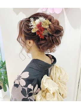 ブリエ(briller) MANAMI/中間アップ/浴衣