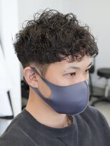 フゥ 宇都宮(FeU)&nbsp;ビジネスショートメンズマッシュツイストパーマツーブロック