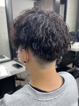 スターズ 柏(STARS) 20代30代40代 メンズパーマ ツイスパ グレージュカラー