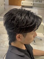 アウル 心斎橋(owl)&nbsp;フェザーパーマ/センターパート/ウルフ/カルマパーマ/men's