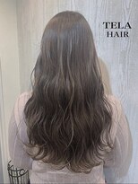 テーラヘアー 板橋店(TELA HAIR)&nbsp;波巻きエアリーウェーブ×ミルクティーアッシュ♪【板橋】