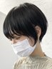 カット￥4500 [ショートカット/ショートボブ/ミニボブ/茂原駅/眉毛]