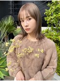 グレージュ/オリーブグレージュ/ダブルカラー/髪質改善/イルミナ