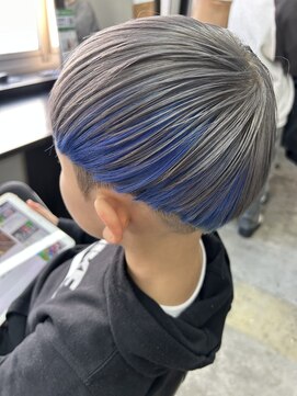 バディー ブラウン(BUDDY BROWN) ブルー×グレー