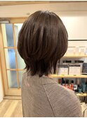【Terrace】レイヤーボブ×カーキブラウン