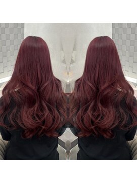 ジーナ 名駅(XENA.) 《Rena》チェリーピンク/暖色カラー/ピンクカラー/ブリーチ