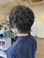 テクネ 天神大名(techne)&nbsp;天神大名ウルフカットショートボブショートカット緩めパーマ