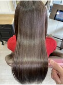 髪質改善縮毛矯正ロング