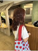 【EIGHT 小禄店】オレンジカラー×パーマ