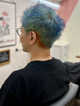 サロン ハナノ(Salon Hanano) ハイトーンベリーショート髪型20代30代40代50代明るめバズカット